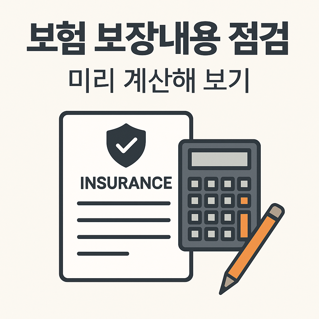 보험 약관 이해하기: 점검 단계