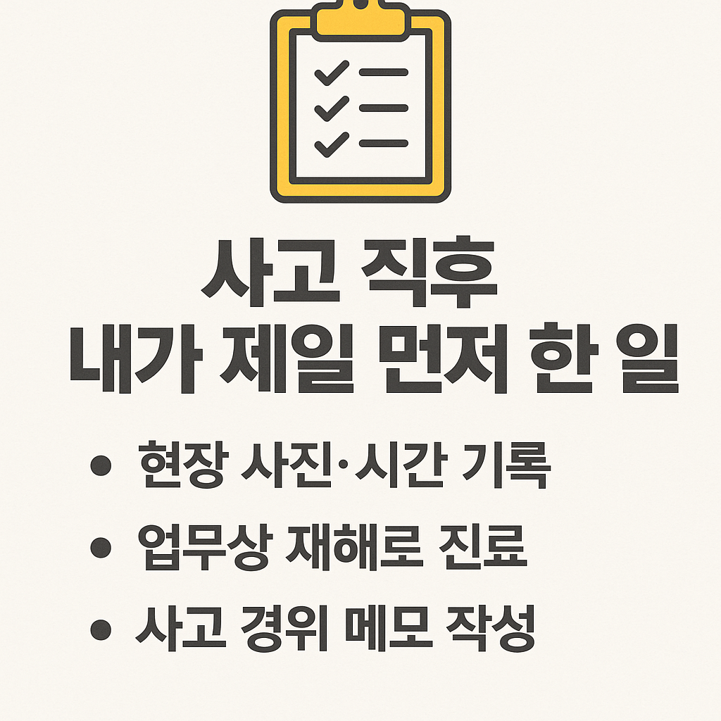 일하다 다쳤을 때, 산재 신청 경험담: 처음부터 끝까지 진짜 흐름